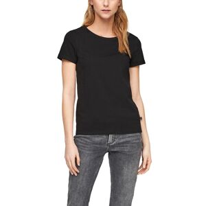QS T-Shirt, im lässigen Basic Look schwarz Größe S (36)