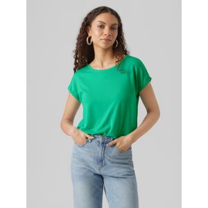 Vero Moda Rundhalsshirt »VMAVA PLAIN SS TOP GAJRS NOOS« Katydid Größe S (36)