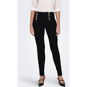 ONLY Skinny-fit-Jeans »ONLDAISY HW BUTTON SKINNY DNM« Black Größe 29