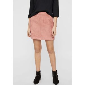 Vero Moda Lederimitatrock »VMDONNADINA FAUXSUEDE SHORT SKIRT« old rose Größe S