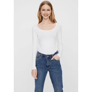 Vero Moda Langarmshirt »VMMAXI« bright white Größe S