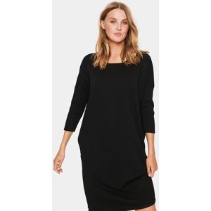 Saint Tropez Strickkleid »SZ-MILA DRESS« schwarz Größe L (40)