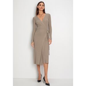 HECHTER PARIS Wickelkleid, mit Gürtel an der Taille - NEUE KOLLEKTION sand Größe 38