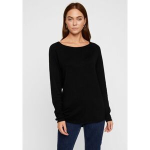 Vero Moda Longpullover »VMNELLIE GLORY LS LONG BLOUSE« black Größe XS