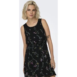 ONLY Minikleid »ONLAIDA ELISA S/L LACE MIX DRESS WVN« Black AOP:FLORA Größe L (40)