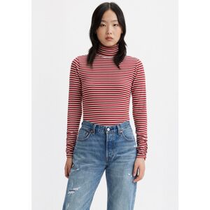 Levi's® Rollkragenpullover »RUSCHED TURTLENECK« dill stripe syrah Größe M (38)