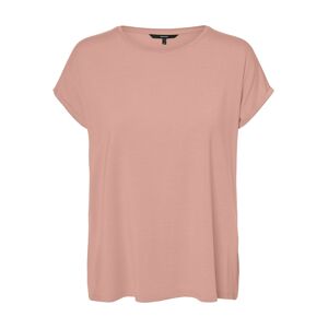 Vero Moda Rundhalsshirt »VMAVA PLAIN SS TOP GAJRS NOOS« misty rose Größe M (38)