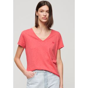 Superdry V-Shirt »STUDIOS SLUB EMB VEE TEE« spiced cora Größe S