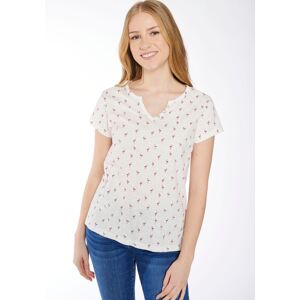 HaILY’S Kurzarmshirt »SS C TP Be44a« 6451 offwhite flamingo Größe XXL (44)