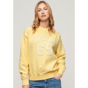 Superdry Sweatshirt »APPLIQUE ATHLETIC LOOSE SWEAT« Pale Yellow Größe M