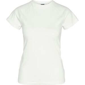 Noisy may Kurzarmshirt »NMKATINKA S/S RAGLAN TOP FWD JRS NOOS« Bright White Größe L (40)