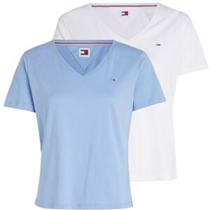 Tommy Jeans Rundhalsshirt »TJW 2PACK SOFT JERSEY TEE«, (2 tlg., 2er-Pack),... White / Dark Night Navy Größe S (36)