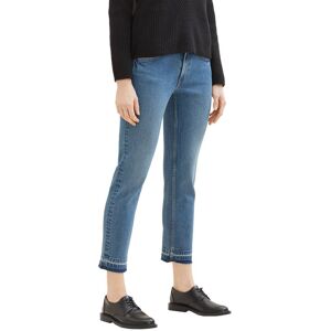 TOM TAILOR Denim Slim-fit-Jeans »Elsa«, in 7/8 Länge used mid stone blue denim Größe 27