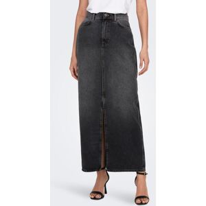 ONLY Jeansrock »ONLCILLA LONG SLIT SKIRT DNM NOOS« Washed Black Größe S (36)