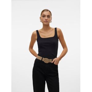 Vero Moda Tanktop »VMCHLOE SL SHORT SQUARE TOP JRS NOOS« Black Größe XS (34)