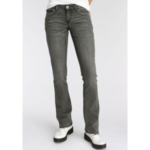 Arizona Bootcut-Jeans »mit Keileinsätzen«, Low Waist grey-used Größe 48