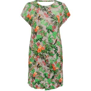 ONLY Minikleid »ONLFLAWSOME S/S DRESS JRS« Pumice Stone AOP:Tropical Größe S (36)