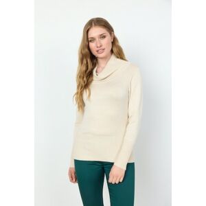 soyaconcept Rollkragenpullover »SC-DOLLIE 305« 91620 CREAM MELANGE Größe L