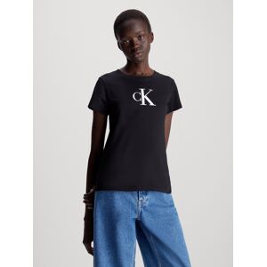 Calvin Klein Jeans T-Shirt, mit Logomarkenlabel black Größe XS (34)