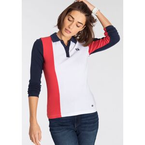 H.I.S Langarm-Poloshirt »RUGBY SHIRT«, mit COLOR-BLOCK - NEUE KOLLEKTION marine-weiss-rot Größe 32/34