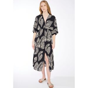 HaILY’S Maxikleid »MD V DR Li44u« 7183 black leaf Größe XXL (44)