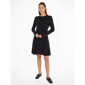 Tommy Hilfiger Sweatkleid, mit Flared-Look schwarz Größe L (40)