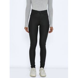 Noisy may Lederimitathose »NMCALLIE HW SKINNY COATED PANTS NOOS« Black Größe L (40)