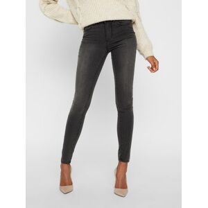 Vero Moda Skinny-fit-Jeans »VMTANYA MR S PIPING JEANS VI207 GA NOOS« Dark Grey Denim Größe XS (34)