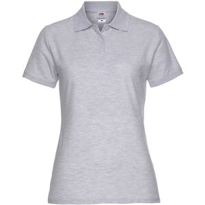 Fruit of the Loom Poloshirt »Lady-Fit Premium Polo« graumeliert Größe XXL (44)