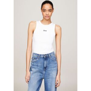 Tommy Jeans Tanktop »TJW SLIM SCRIPT TANK EXT«, Mit Tommy Logo-Schriftzug White Größe XS (34)