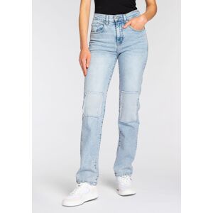 Levi's® High-waist-Jeans »724 HIGH RISE STRAIGHT«, mit Patches vorn light indigo Größe 30