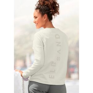 Elbsand Sweatshirt »Raina«, mit Logoprint am Rücken, sportlich-casual weiss Größe S (36)