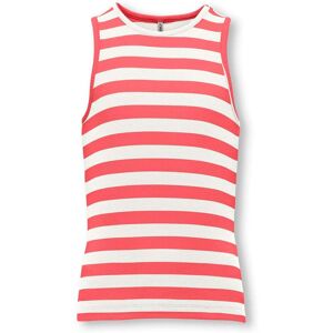 KIDS ONLY Shirttop »KOGKENYA RIB STRIPE TANK TOP JRS« rose of shar Größe 158 (164)