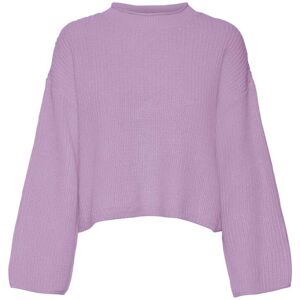 Vero Moda Strickpullover »VMSAYLA LS O-NECK PULLOVER BOO« Pastel Lavender Größe S (36)