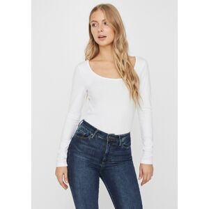 Vero Moda Langarmshirt »VMMAXI«, aus Bio-Baumwolle bright white Größe XS