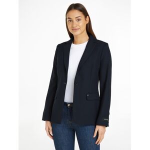 Tommy Hilfiger Kurzblazer »REGULAR SB BLAZER«, mit Logostickerei dunkelblau Größe 32