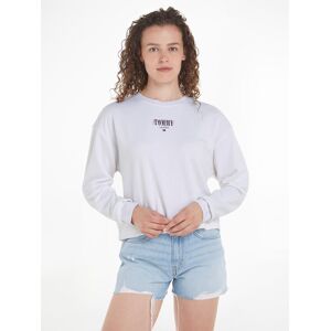 Tommy Jeans Sweatshirt »TJW RLX ESSENTIAL LOGO CREW EXT«, mit Tommy Jeans... White Größe L (40)