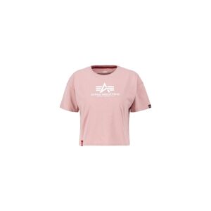 Industries T-Shirt »ALPHA INDUSTRIES Women - T-Shirts Basic T COS Wmn« silver pink Größe XL