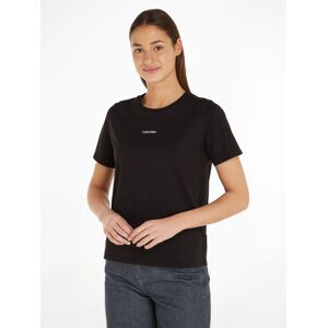 Calvin Klein T-Shirt »MICRO LOGO T-SHIRT«, aus reiner Baumwolle Ck-Black Größe XS (34)