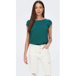 ONLY Kurzarmbluse »ONLVIC S/S SOLID TOP NOOS PTM« Deep Teal Größe 42