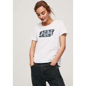 Pepe Jeans T-Shirt »PATSY«, in figurbetonter Passform und mit tollem... 800WHITE Größe S