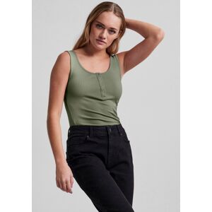 pieces Tanktop »PCKITTE TANK TOP NOOS BC« Deep Lichen Green Größe L (40)