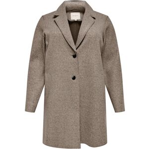 ONLY CARMAKOMA Kurzmantel »CARNEW CARRIE BONDED COAT CC OTW« Caribou Detail:MELANGE Größe M (46)