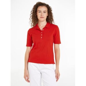Tommy Hilfiger Poloshirt, mit Logostickerei Fierce Red Größe XXXL (46)