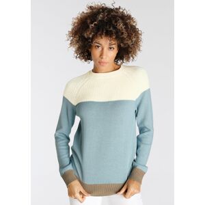 Boysen's Strickpullover, in modischem Strick-Mix - NEUE KOLLEKTION himmelblau-wollweiss Größe 32/34 (XS)