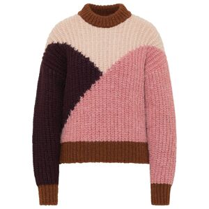 MUSTANG Sweater »Style Carla C Colourblock« weinrot Größe XL