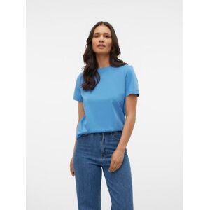 Vero Moda Kurzarmshirt »VMPAULINA SS T-SHIRT GA JRS NOOS« Blue Jasper Größe S (36)