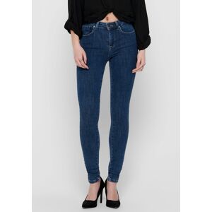 ONLY Skinny-fit-Jeans »ONLPOWER LIFE MID PUSH UP« dark blue denim Größe XS