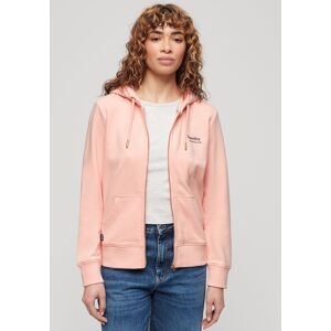 Superdry Kapuzensweatjacke »SU-ESSENTIAL LOGO ZIPHOOD UB« Pale Rose Pink Größe L