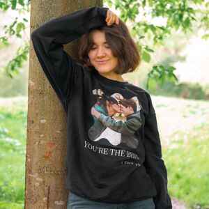 smartphoto Sweatshirt Unisex Schwarz S für den Mann oder Freund